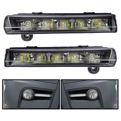 2Pcs 24V LED Headlights Daytime Running Lights For Mercedes Benz Actros MP4 Truck Front DRL Accessories Parts
