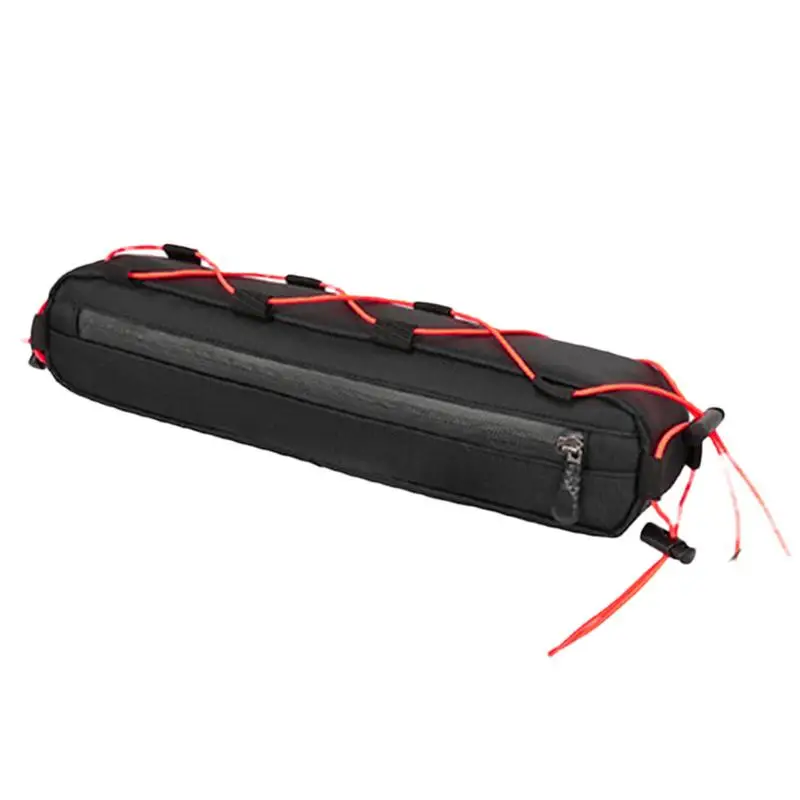 Cycling Top Bar Bag Cycling Accessories Pouch Waterproof Top Tube Zipper Closure Storage Pouch For Road Biking Cell Phone