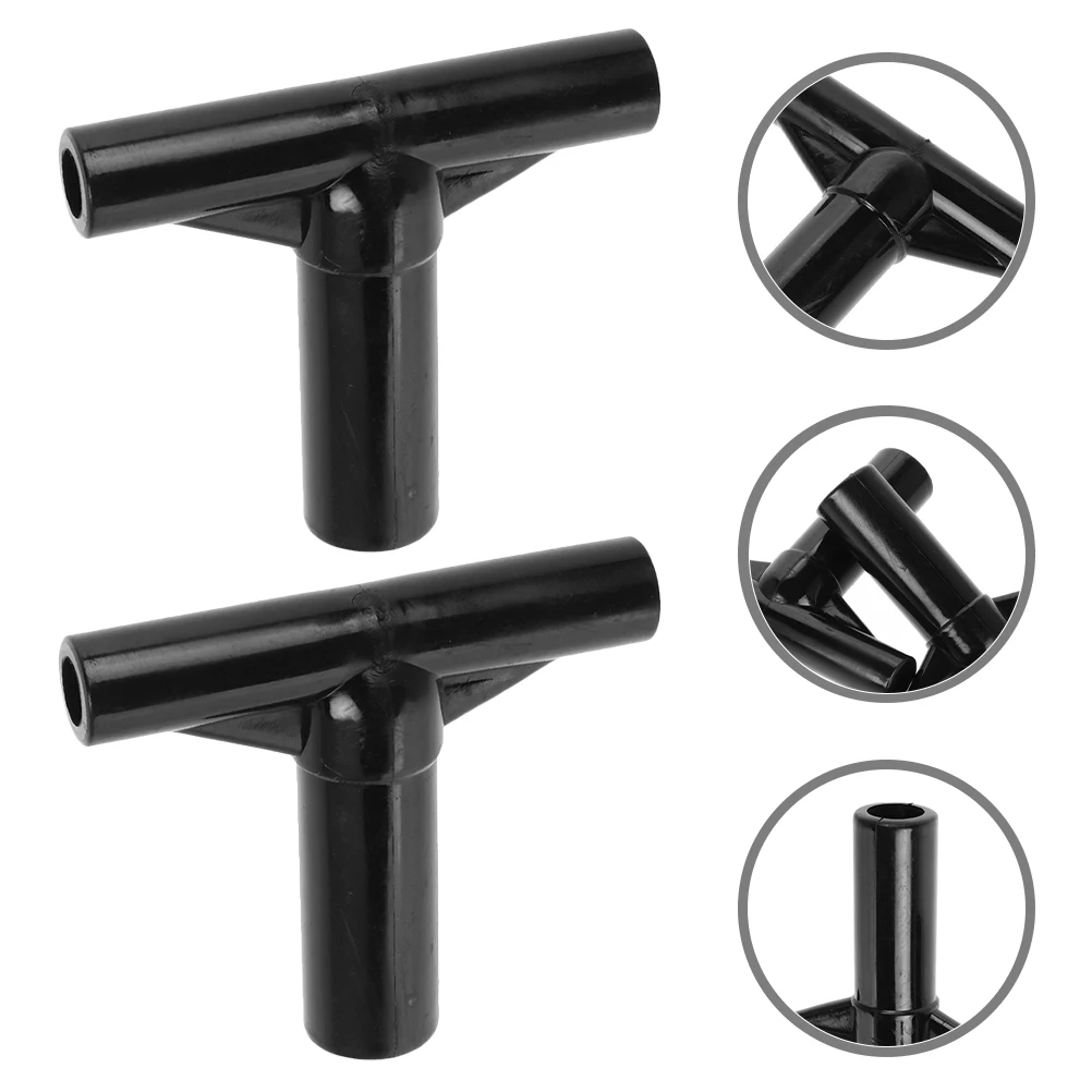 

6Pcs Trampoline Frame Connectors T-Tube Sleeves Reinforced Joint Protection for Enhanced Stability and Injury Prevention
