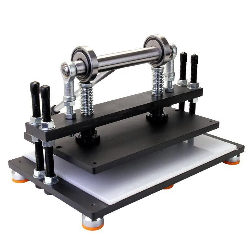Manual die-cutting machine, adjustable press with enlarged stroke, die cutting, manual sample cutting, simple machine