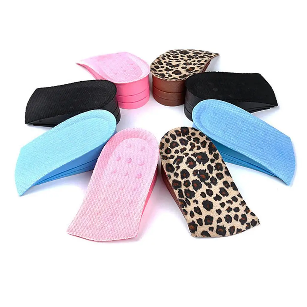 Semelles Invisibles en PVC Réglables, Recommandées d'AugWhiteles Talons, Remonter les Semelles, Coussin, 4cm