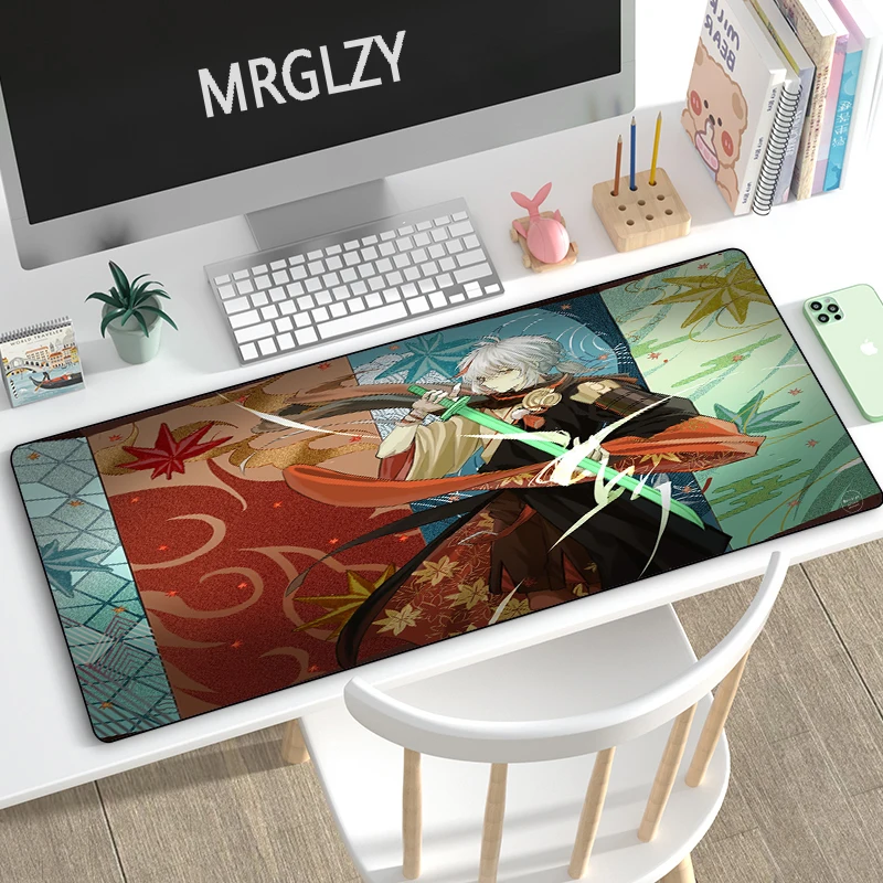 

MRGLZY Genshin Impact Kaedehara XXL Mouse Pad Rugs Gamer Large Anime DeskMat Computer Gaming Peripheral Accessories LOL MousePad