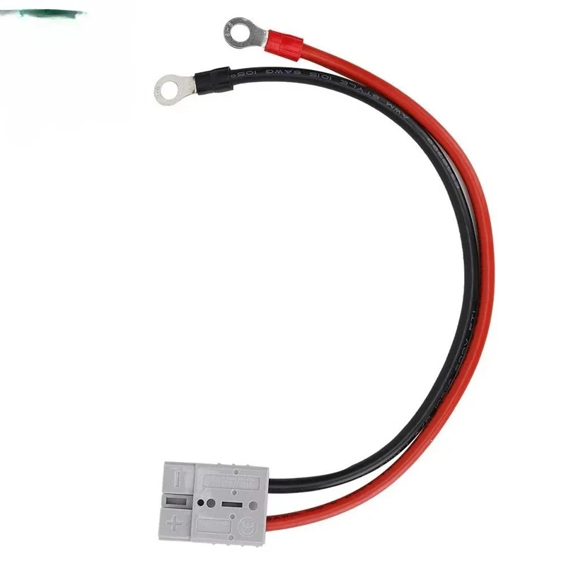 Electric Forklift Charging Plug Cable with O Ring Battery Connect Quick Connector 50A 600V Connector Line Single Head Line