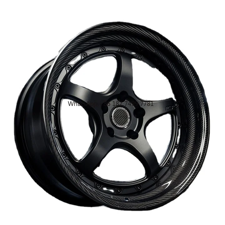 

2 Pieces 3 Pieces Carbon Fiber Wheel Coated Carbon or Real Carbon Wheel for All Car Passenger Car Wheels