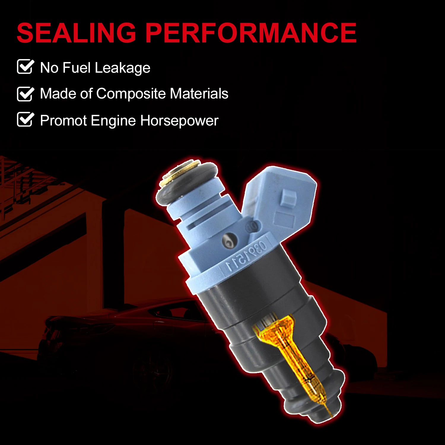 4PCS 0391511 13530391511 Fuel Injectors For BMW MINI JOHN COOPER R52 R53 S JCW WORKS 0391511 380cc 13 53 0 391 511 13 53 0391511