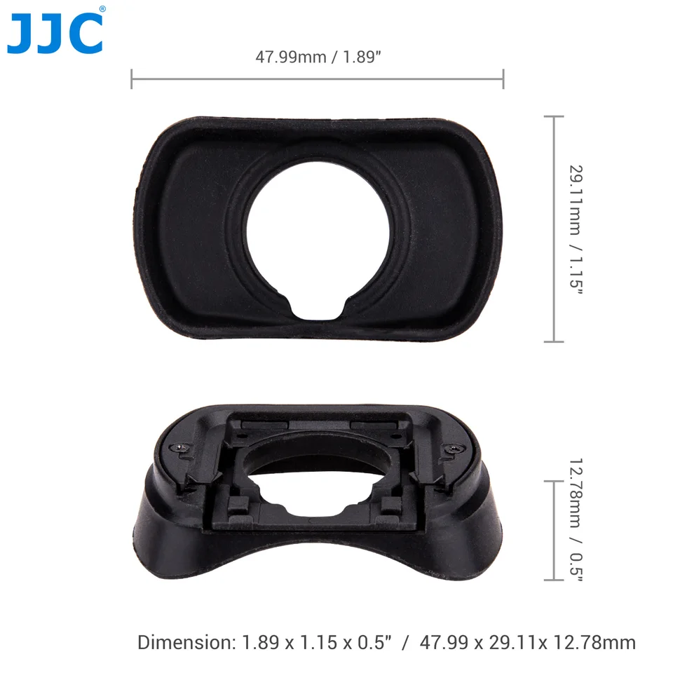 JJC EC-XT Soft Silicone Eyepiece Eyecup Viewfinder Eye Cup for
