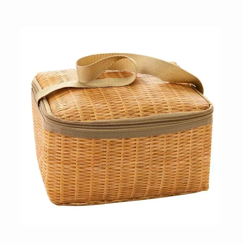 New Kitchen Portable Convenience Picnic Basket Lunch Box Out