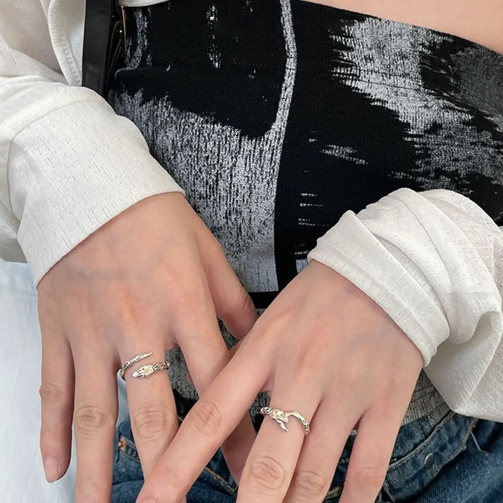 اكسسوارات الملابس مجوهرات اكسسوارات الأفعى الدائري الحرف المنزلية خواتم خمر ارتفع هدية ملابس الاصبع