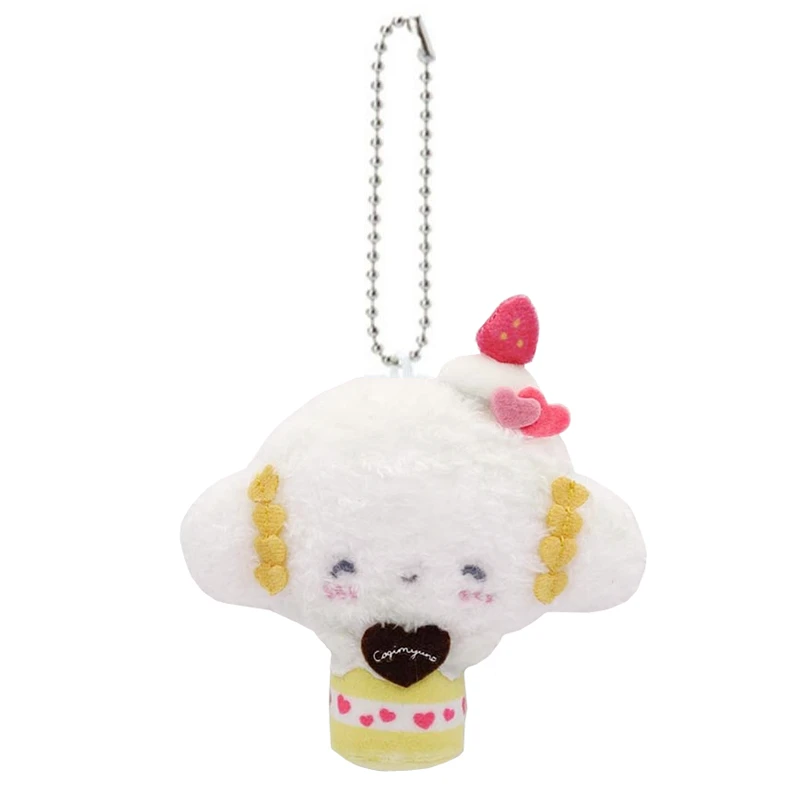 Cogimyun Aardbei Cake Pluche Sleutelhanger Anime Cloud Kawaii Schattige Vrouwen Tas Sleutelhangers Sleutelhanger Mascotte Sleutelhanger Meisjes Speelgoed