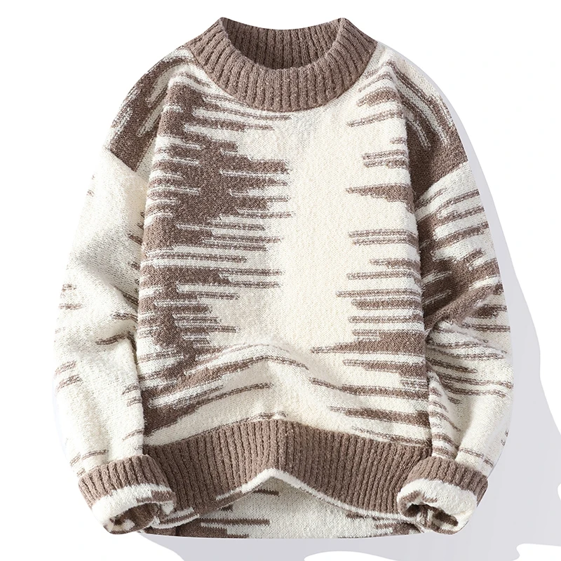 

Autumn Winter New style Men's High-Quality Fashion Trend Sweater Casual Comfortable Warm Sweaters men full size M-4XL