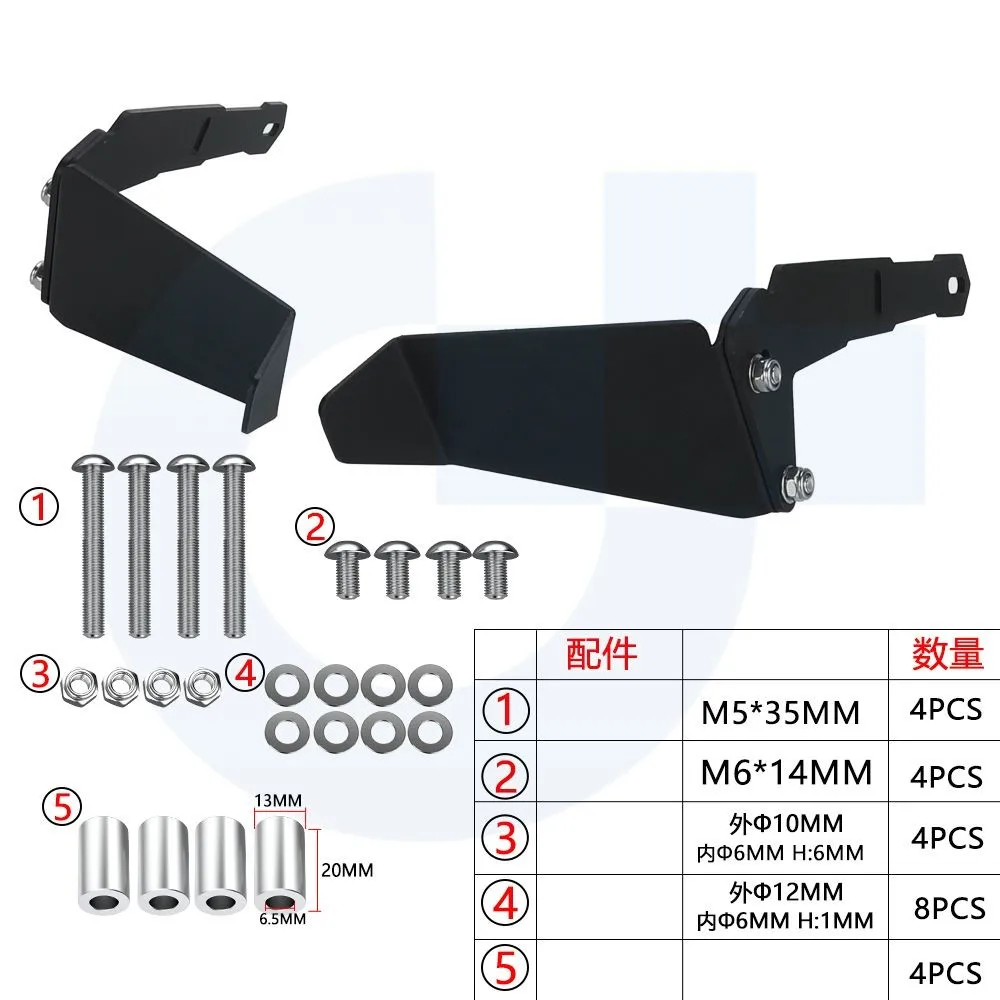 قطع غيار الدراجات النارية واقي الطين الأمامي Downforce المفسدين لـ 1290 Superduke 1290 Super Duke R RR EVO 2018- 2023 2022 2021 2020