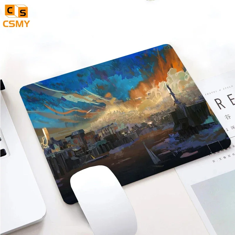 Gamer Mouse Pad piccola discoteca Elysium Pc Gaming Mousepad Laptop Mat Mausepad Computer Table Mat s accessori per tappeti tastiera Anime