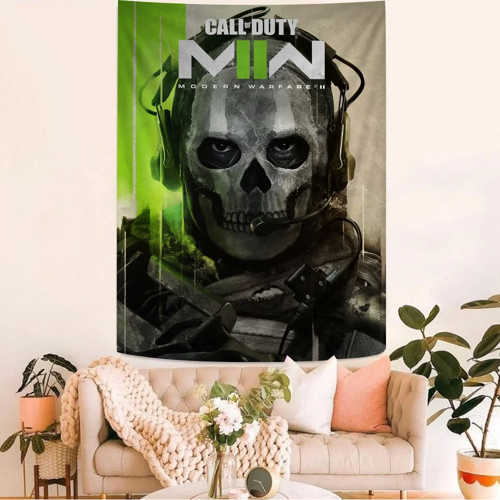 Call Of Game-D-Duty Movie Sticky Posters Whitepaper Sticker DIY Room Bar Cafe Posters Wall Stickers