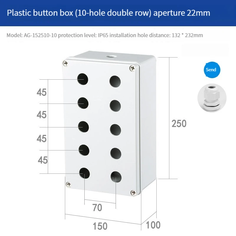 Variant: 10hole 22mm