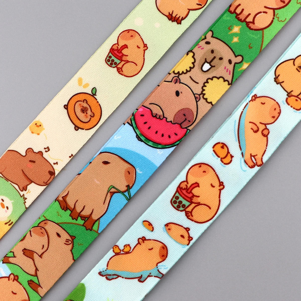 Set Di 5 Ciondoli Portachiavi Capibara Kawaii – Charm Per Cellulare E Borse In Lega Di Zinco