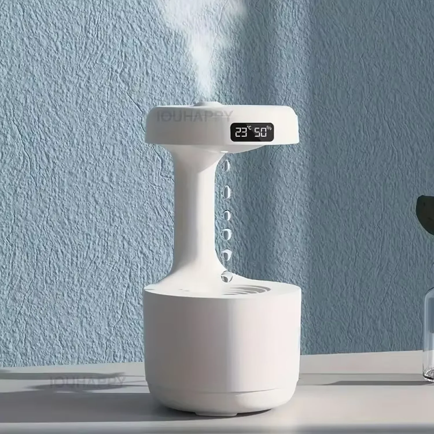 

USB 구동 반 содержность fij 가습기, 시계 및 Perak 조명 포함, 거실 공기 Kadın 및 분위기ndar상