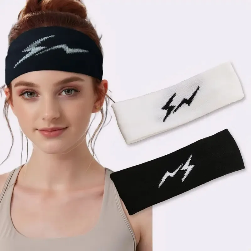 

1pcs Lightning Knit Headbands Women Adorable Edgy Design Trendy Sporty Accessory Stylish Girls Headwear Daily Casual Hairstyles