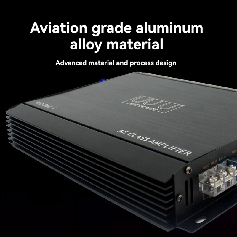 4 Channel Car Amplifier Audio Stereo AB Class Amplifier Hifi Car Power Amplifier