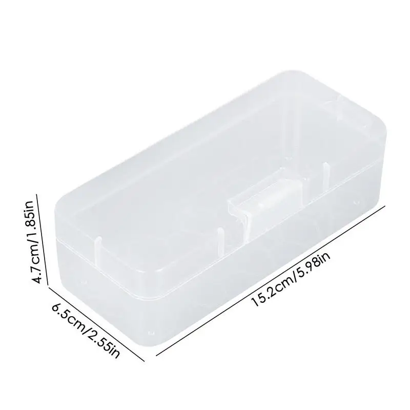 Transparent Boxes For Storage Clear Storage Box With Flap Lid Home Storage And Organization For Cosmetics Jewelry And Stationery