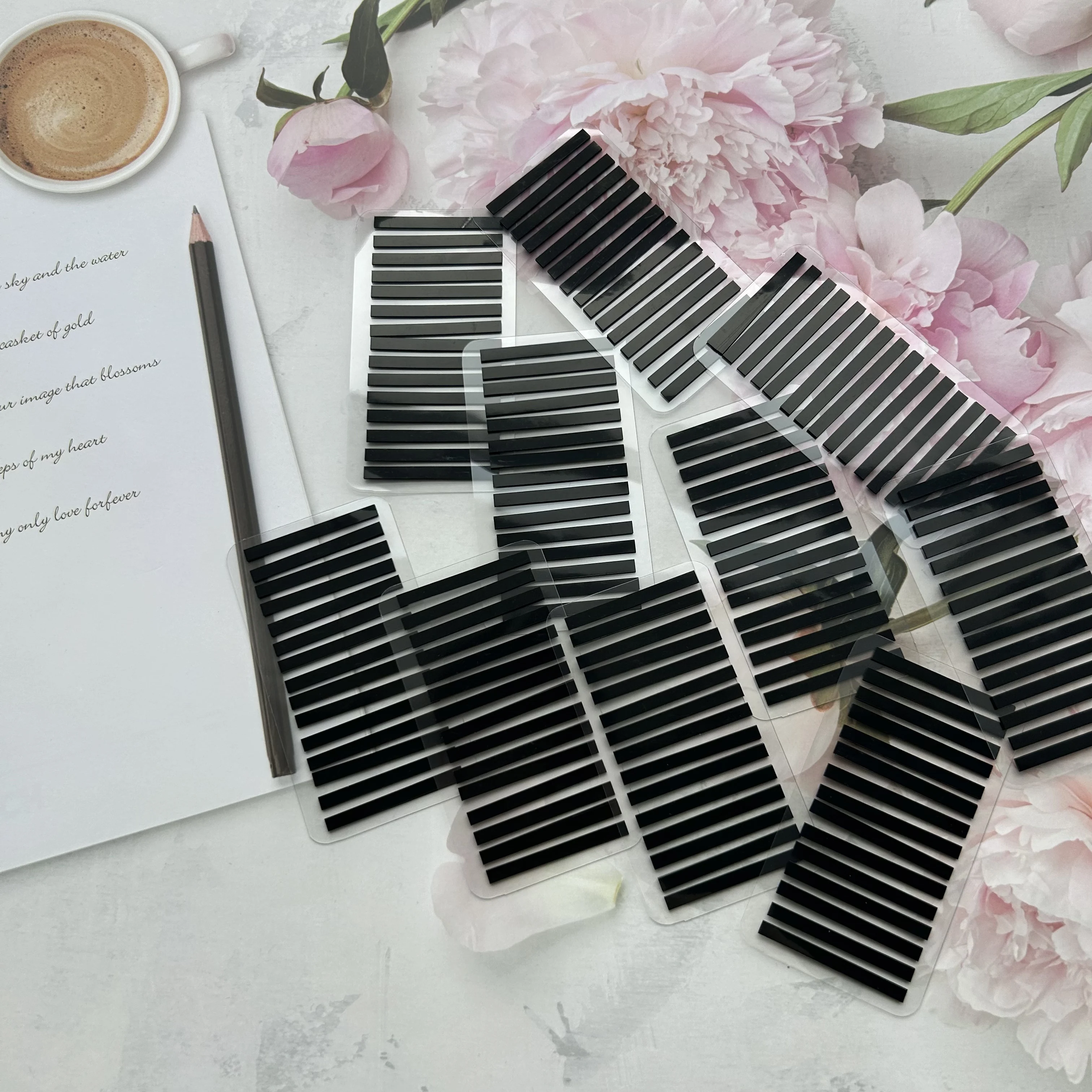 

3000 Sheets Black Color Index Memo Pad sticky not Sticky Notes Paper Sticker Notepad Bookmark School Supplies Kawaii Stationery