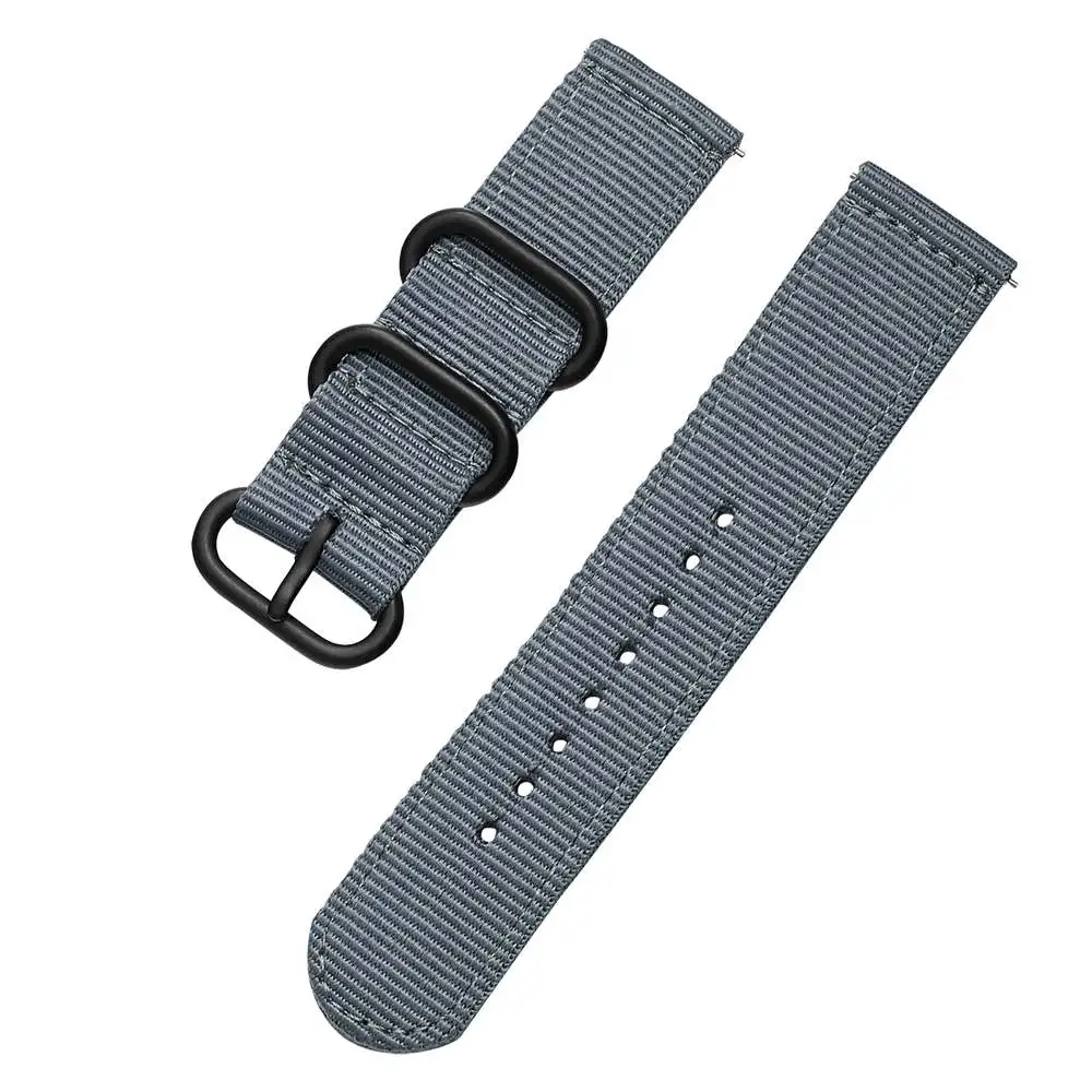 22 20mm nylon Watch Strap For Xiaomi haylou solar ls05 / For Garmin Vivoactive 4 3 wristband watchband bracelet For Huawei GT 2