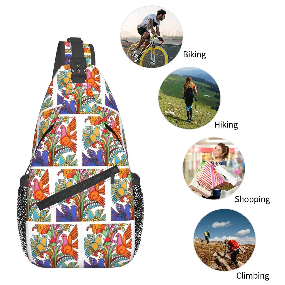 Villeroy And Boch Acapulco Chest Bag Men Sling Crossbody Backpack Chest Bag Travel Hiking Daypack Shoulder Bag 4