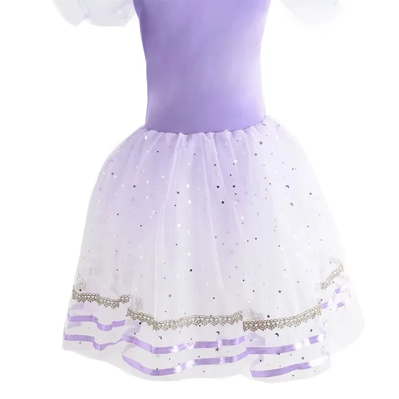 Vestido de tutú de Ballet romántico profesional para niños, ropa de baile, vestido de bailarina del lago de los cisnes, vestido de Ballet de danza moderna para niñas