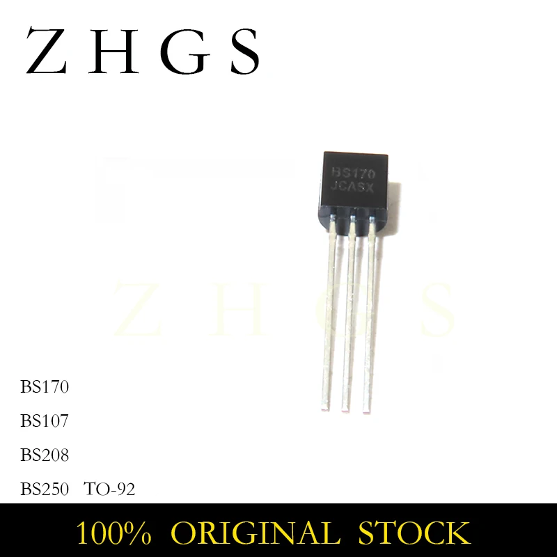 10PCS BS170 TO-92 TO92 BS107 BS107A BS250 BS208 new triode transistor