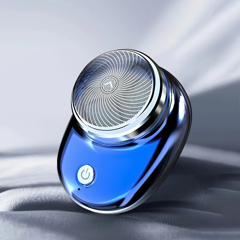 1pc Men Mini Electric Travel Shaver USB Charging Shaving Face Beard Razor Washable Knive Face Beard Razor