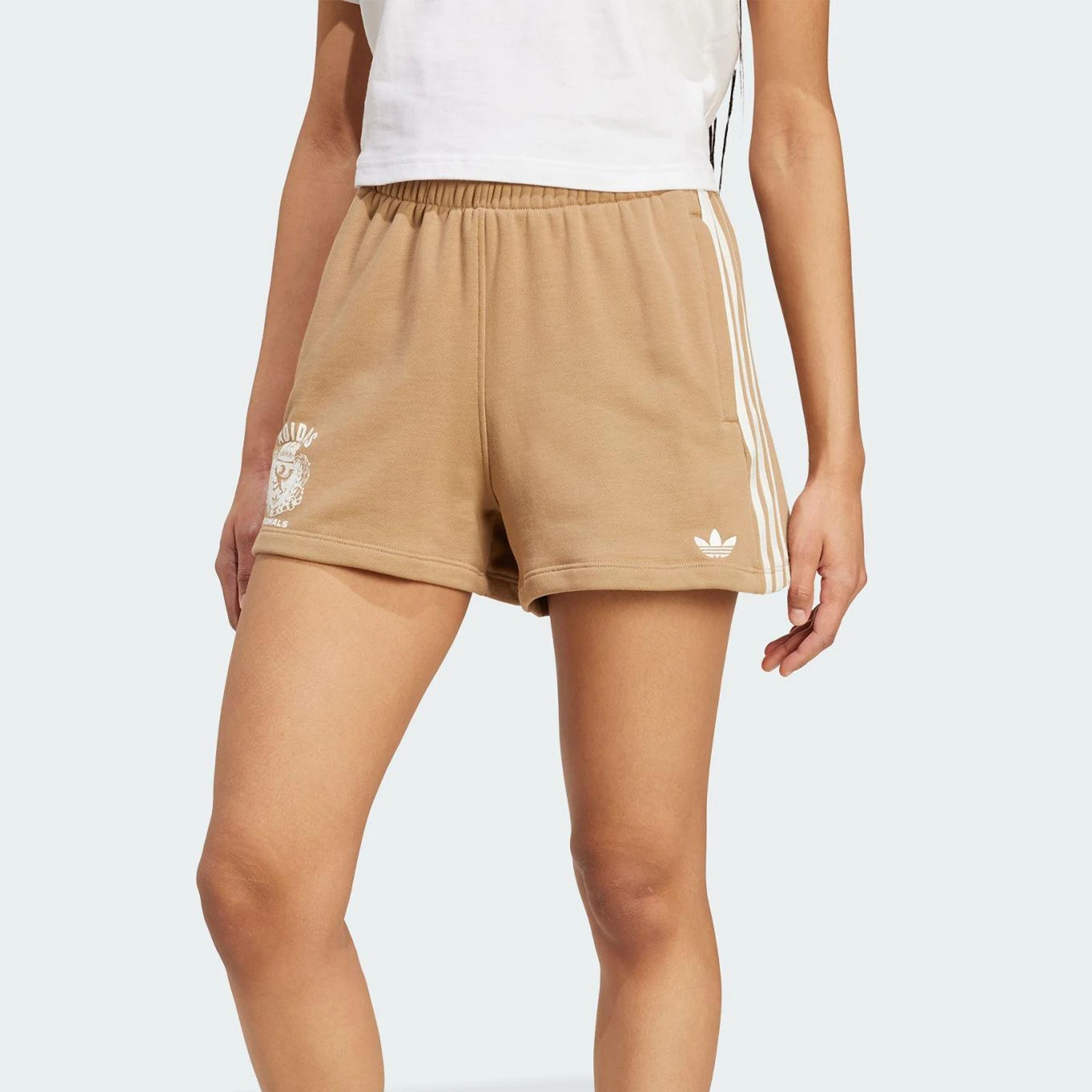 

Оригинальные женские спортивные шорты Adidas Superstar в ретро-стиле JW6063