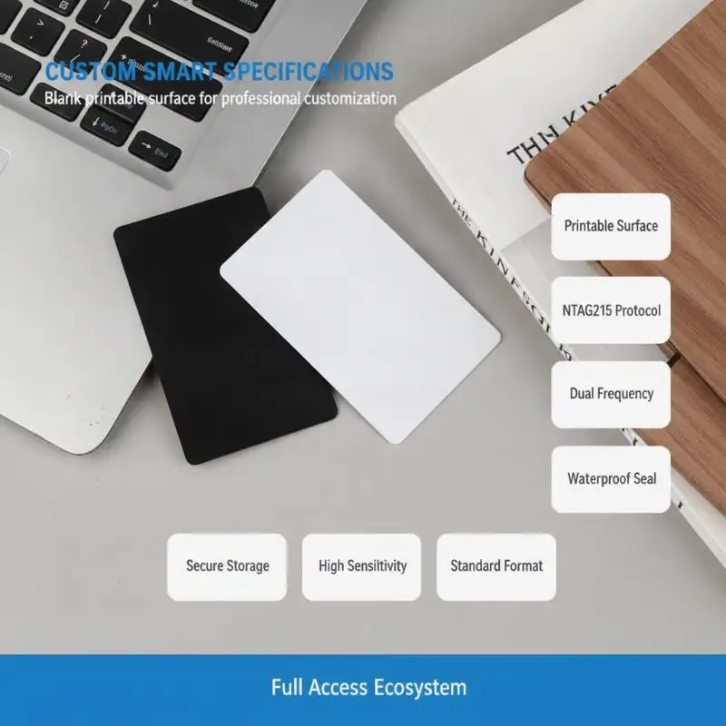 10Pcs NTAG216 NFC216 RFID Cards 13.56MHz Blank Printable Access Control PVC Card Rewritable Key Card