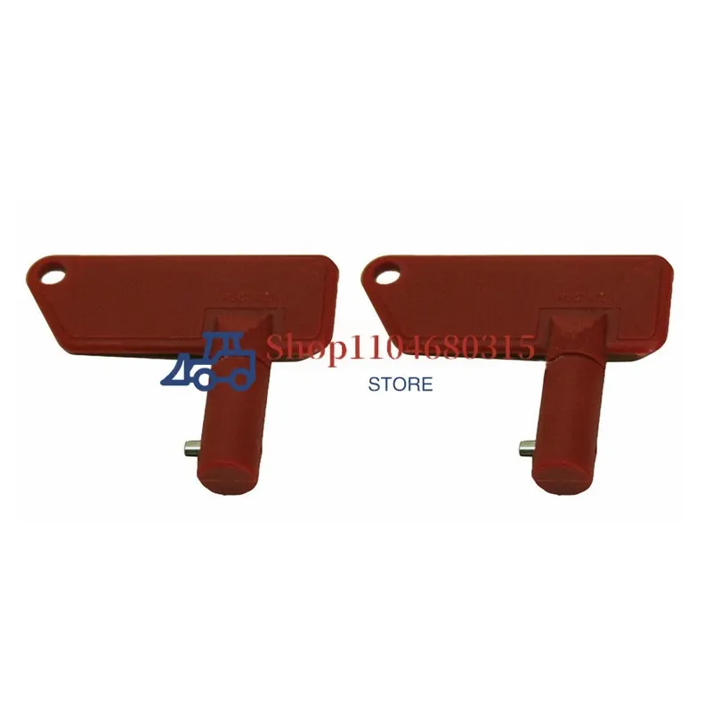 2 key For Terex Battery Master Disconnect Key part #MS634212 For Vol-vo