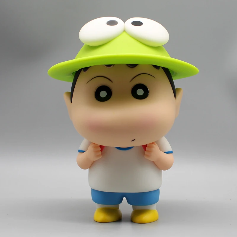 18cm Anime Crayon Shin Chan Cartoon Character Nohara Shinnosuke Cute Doll Pvc Desktop Collection Decoration Toy For Children