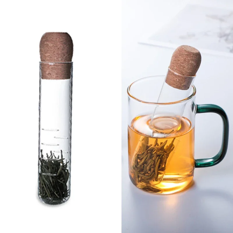 Tea Infuser Tea Filter Sieve Glass Pipe Creative Tea Mate Tea Maker Brewing For Spice Herb Tea Strainer Teaware Tool Accessories