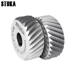STUKA 20*8*6 PM High Quality Dual Wheel Form Knurling Tools KOKC For CNC Lathe feeding 30°Diamond 45°Square pattern