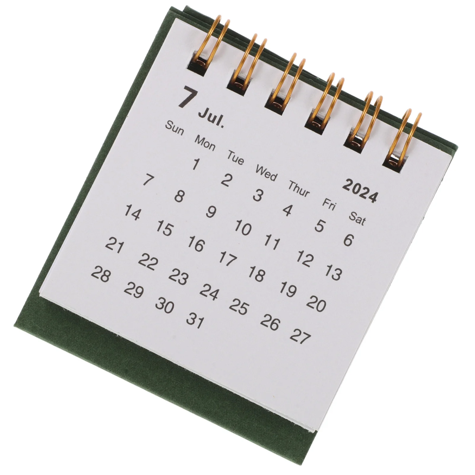 

Calendar Planner 2025 Small Desk Makeup Advent Desktop Electronic Calender Green