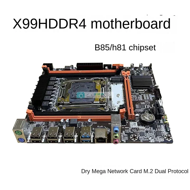 New X99 main board LGA 2011-3 Pin Desktop PC main board DDR4 Suitable for E5 2680V4CPU Kit