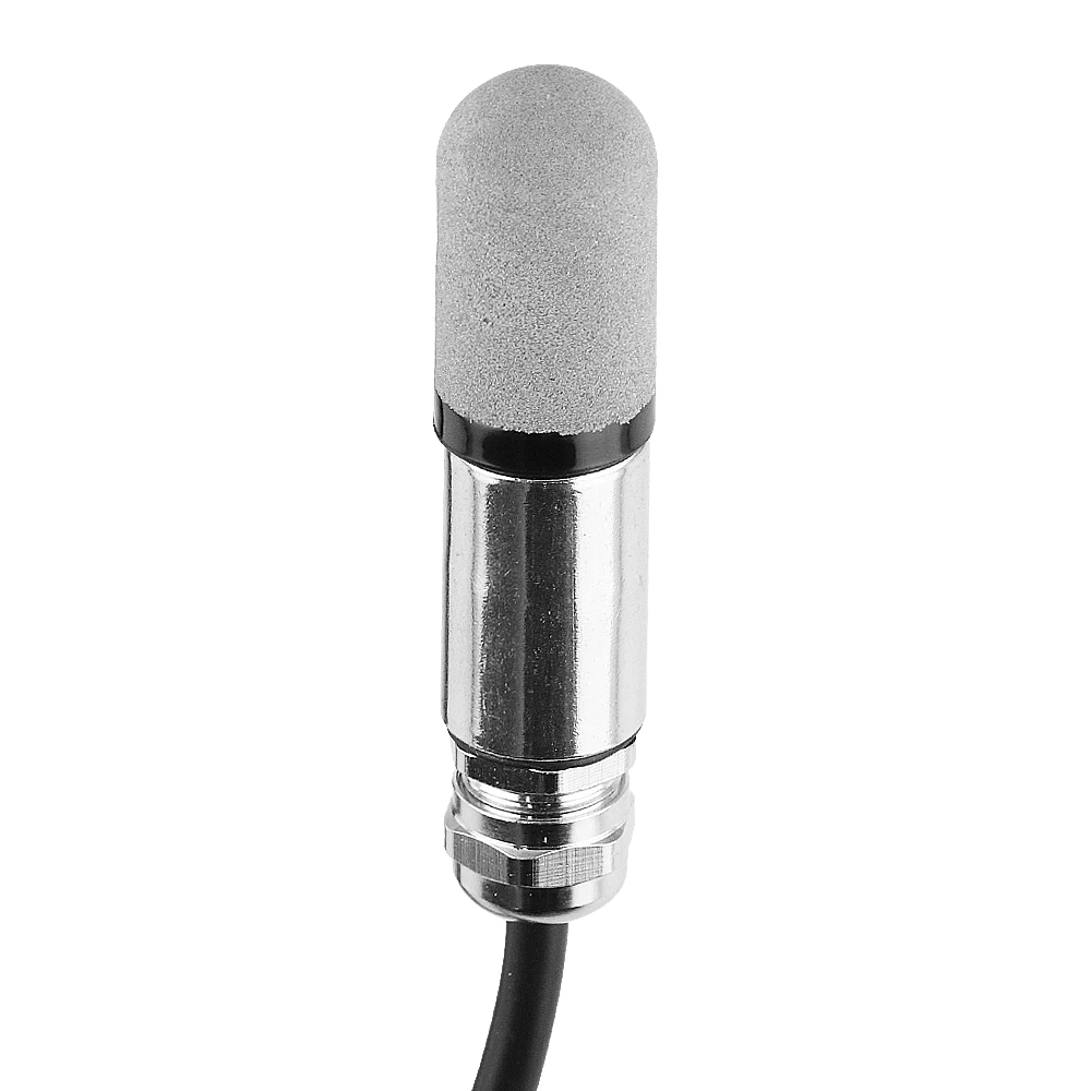 SHT30 Output RS485 Metal Head Steel Temperature Humidity Sensor Probe Cable Digital Capacitance Sensors I2C OEM 1M 2M 10M