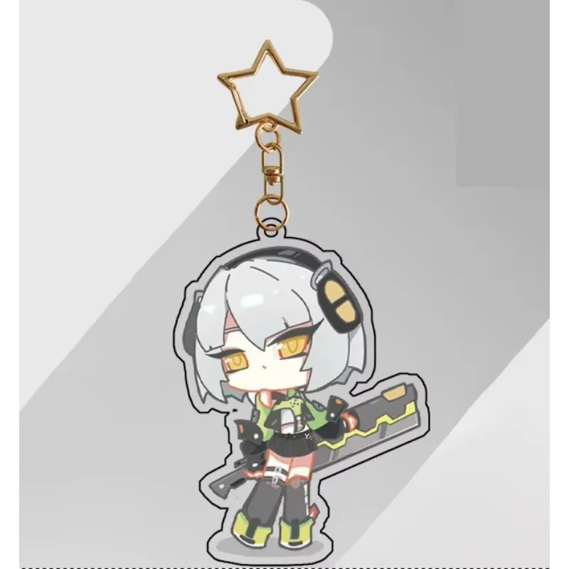 Game Zenless Zone Zero Keyrings Anime Shark Girl Ellen Joe Zhu Yuan Keychains Pendant Fans Backpack Hot Accessories Gifts