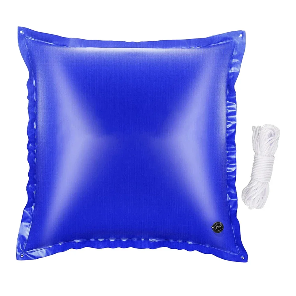 Square Winter Pool Cushion 122x122cm PVC Blue Winter Cushion Pillows Frost Protection Swimming Pool Accessory