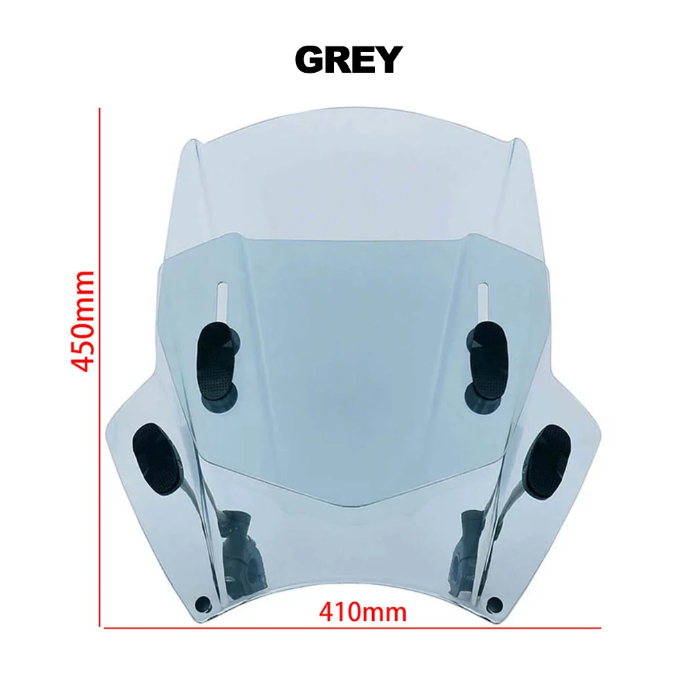 Parabrisas Universal para motocicleta BMW R18 R1200R S1000R, Deflector de soporte ajustable para SCOUT/SCOUT BOBBER indio