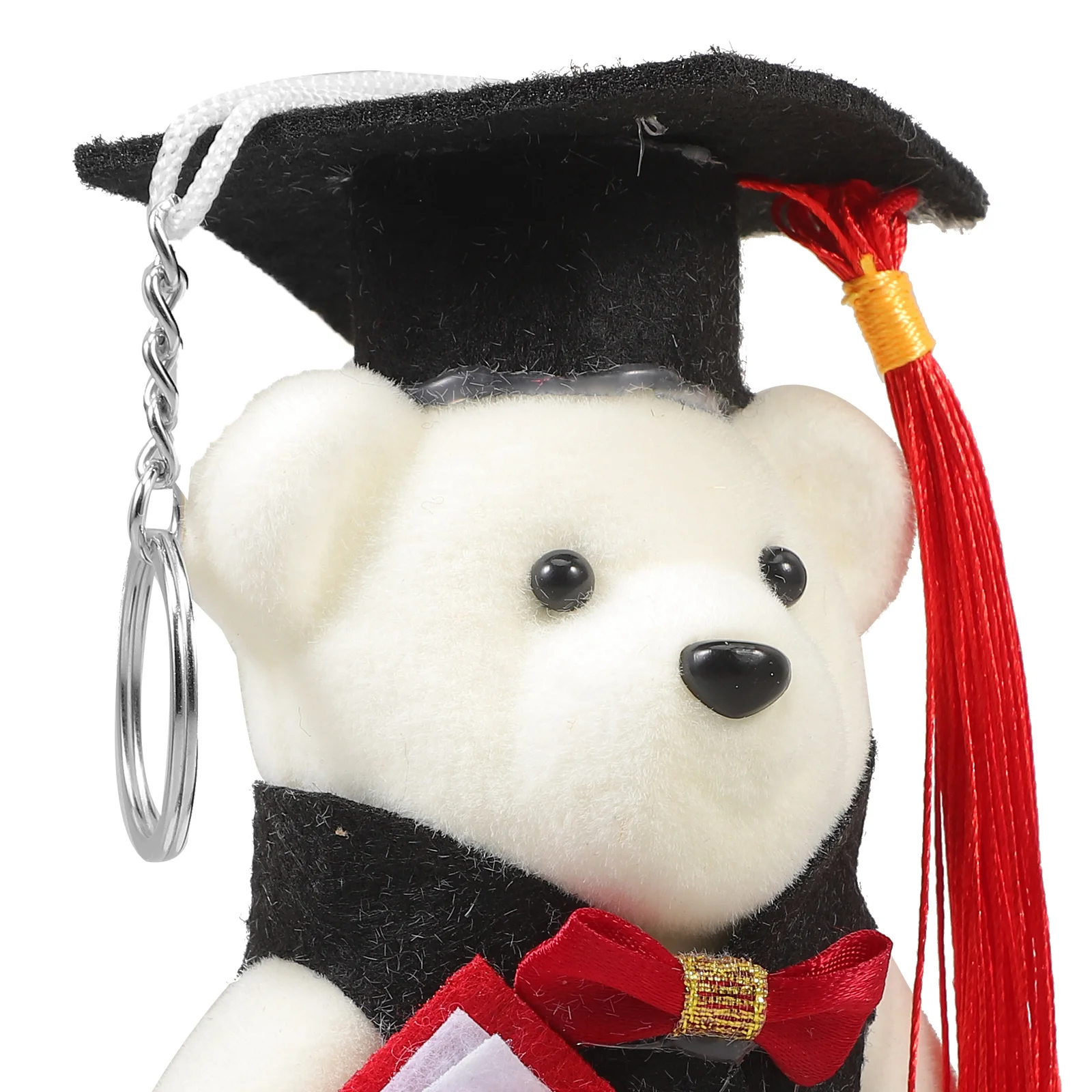 Breloczek Niedźwiedź Absolwent, Brelok Niedźwiedź Doktor, Zawieszka do Torby, Dekoracja na Plecak, Bagaż, Upominki na Przyjęcie Absolwentów, Prezent