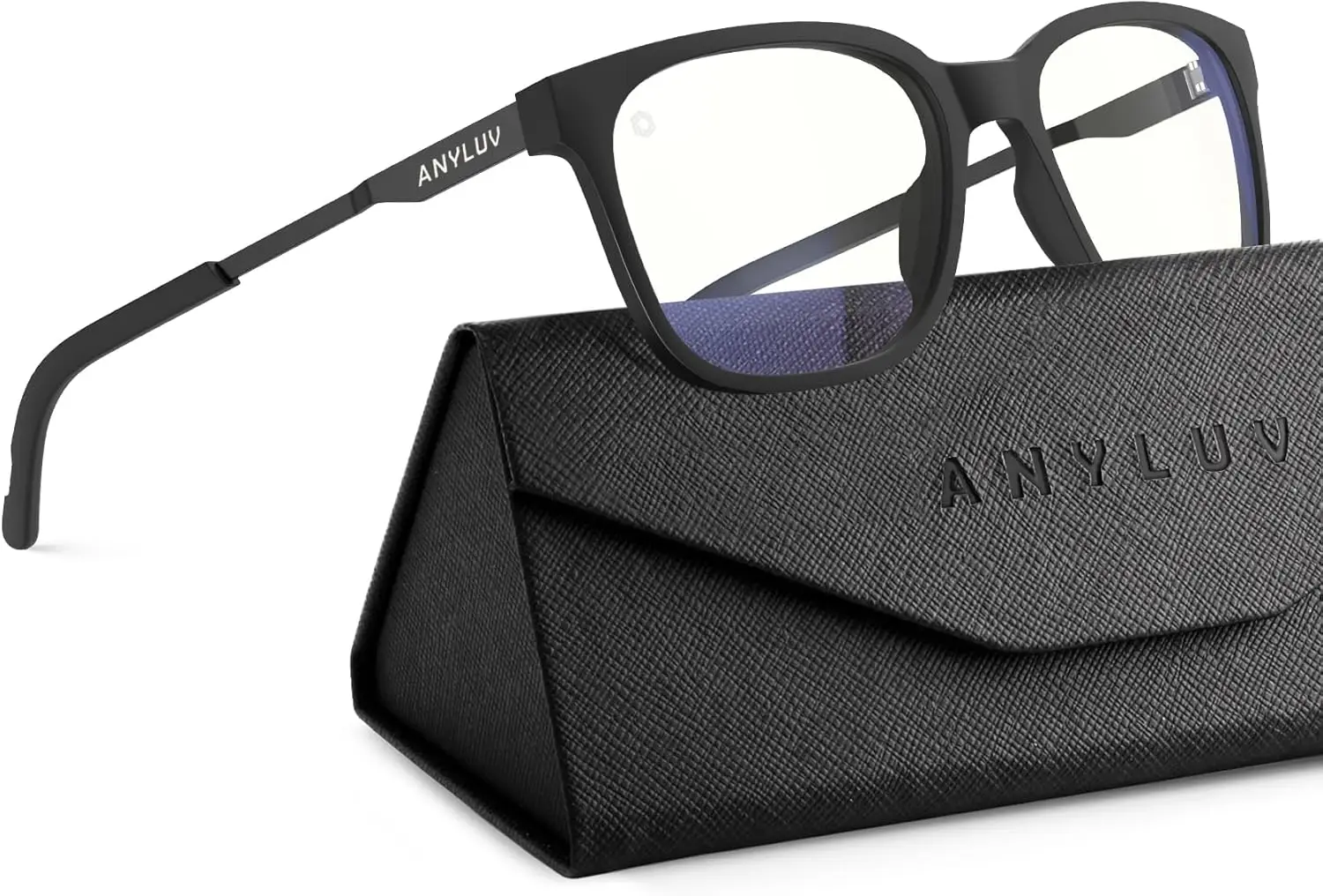 

Blue Light Glasses for Men, Lightweight Computer Gaming Glasses, Stylish Anti Eyestrain
