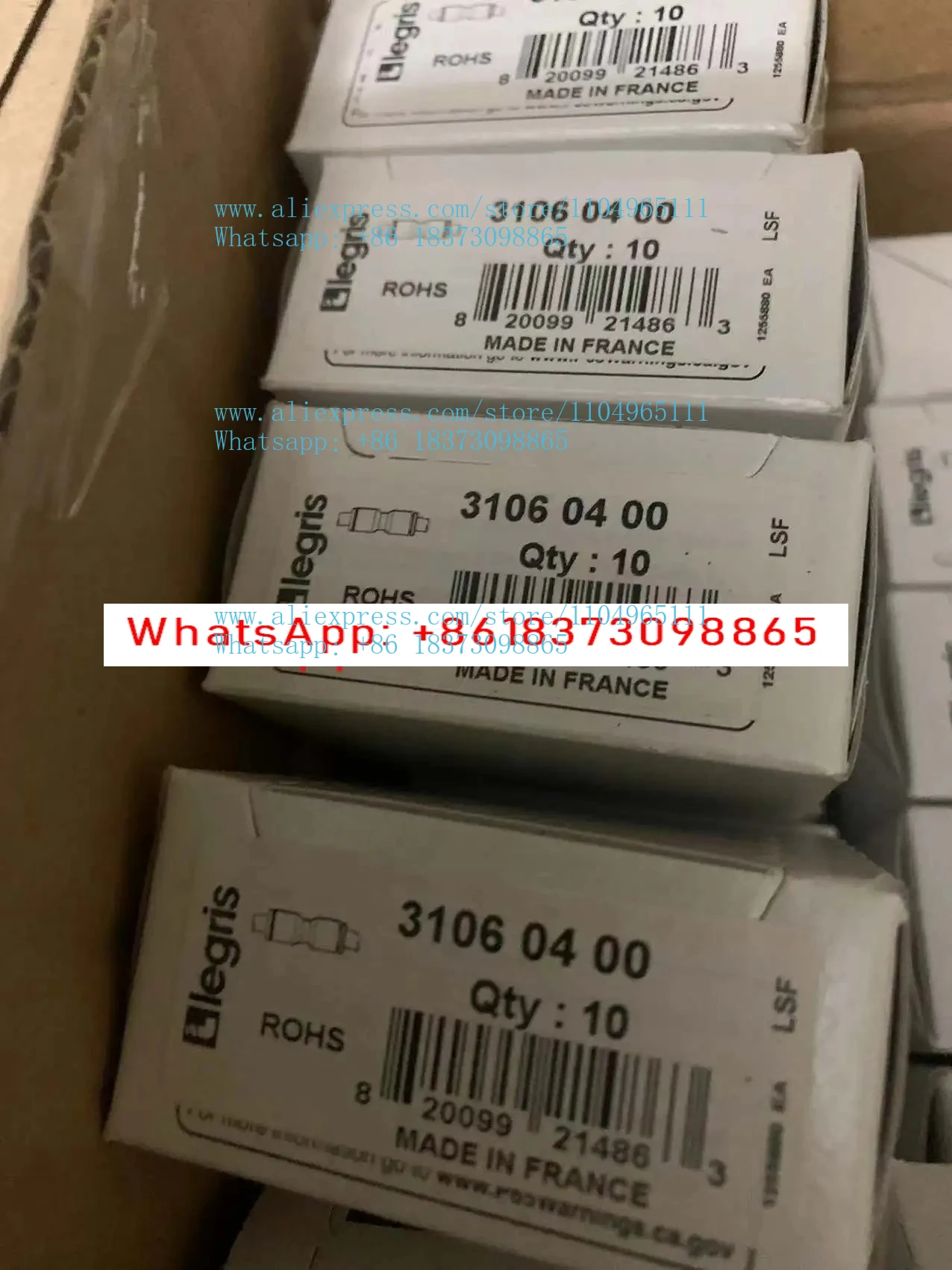 

Быстроразъемные соединения Legris 3106 04 00, 3106 08 00, 3104 08 00, 10 шт.