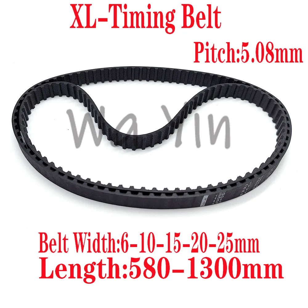 

XL Type Closed Rubber Synchronous Belt Pitch 5.08mm Belt Circumference 580-1300mm Width 6-10-15-20-25mm