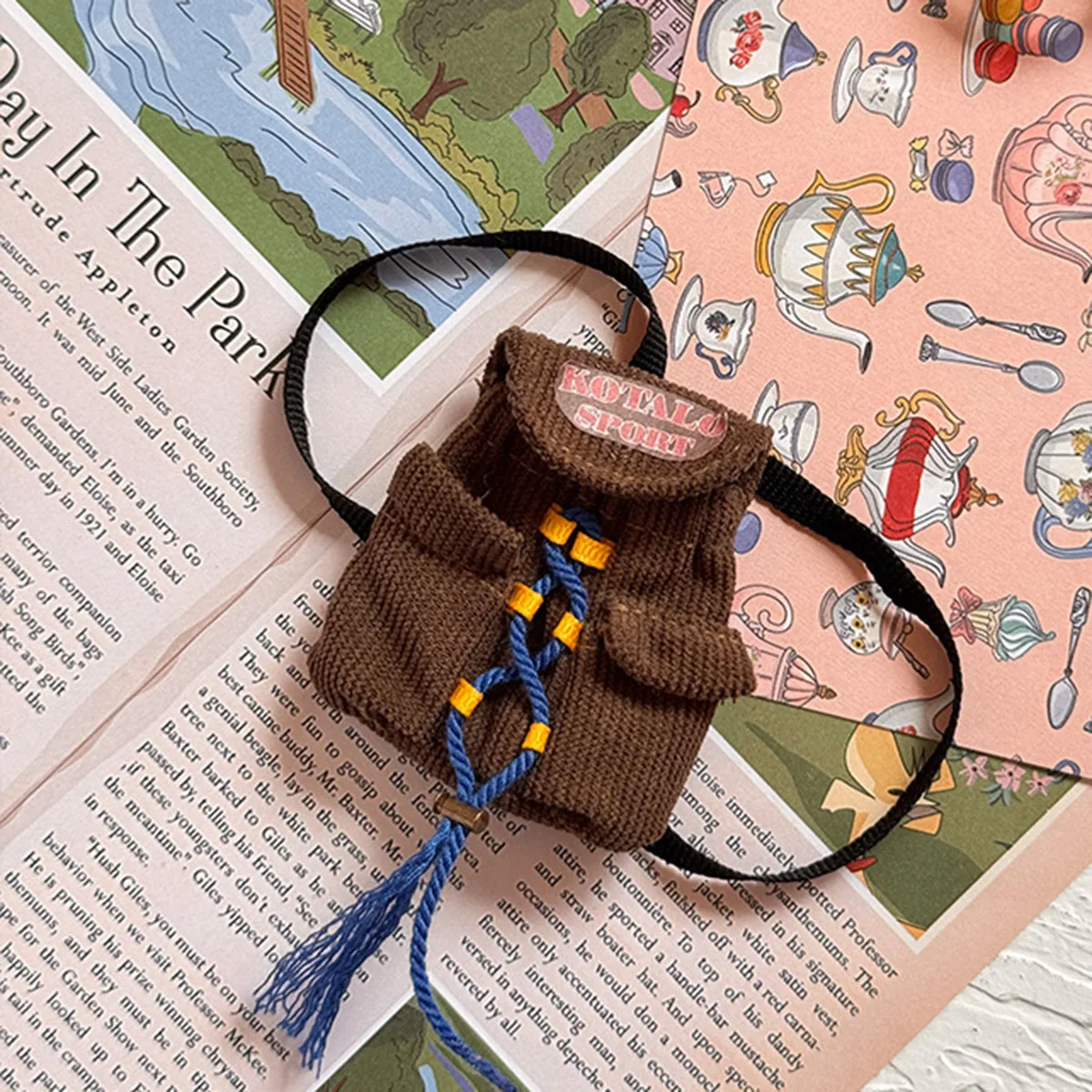 【服のみ】ぬいぐるみ服 17cm ラブブ用 ランタンパンツ ハイキングセット アウトドアスポーツセット 人形服 アクセサリー ギフト