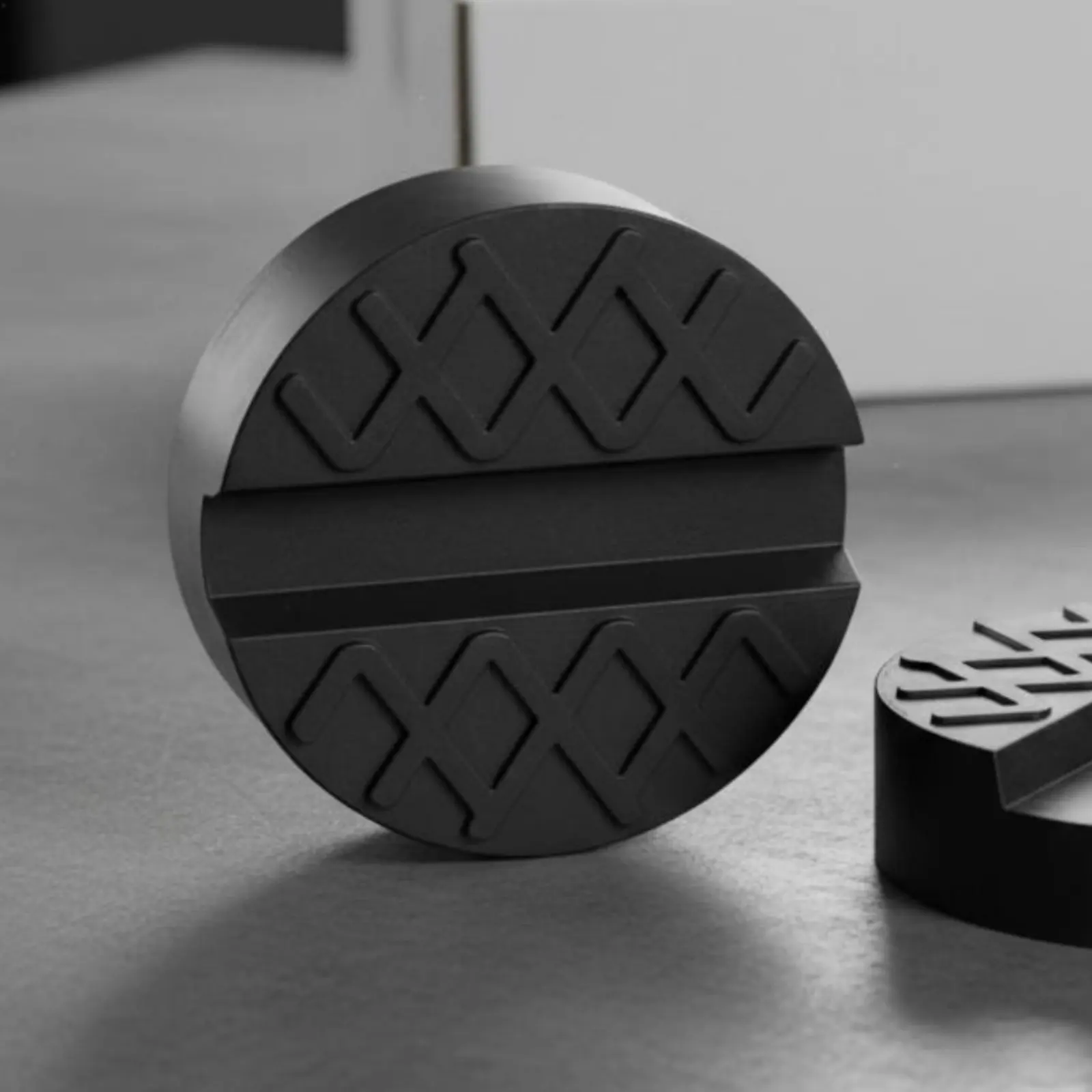 Jacking Support Block Anti-Slip Car Lifting Pad Rubber Lifting Pad Load-Bearing Auto Tool Heavy Duty for Garage, Roadside view 3