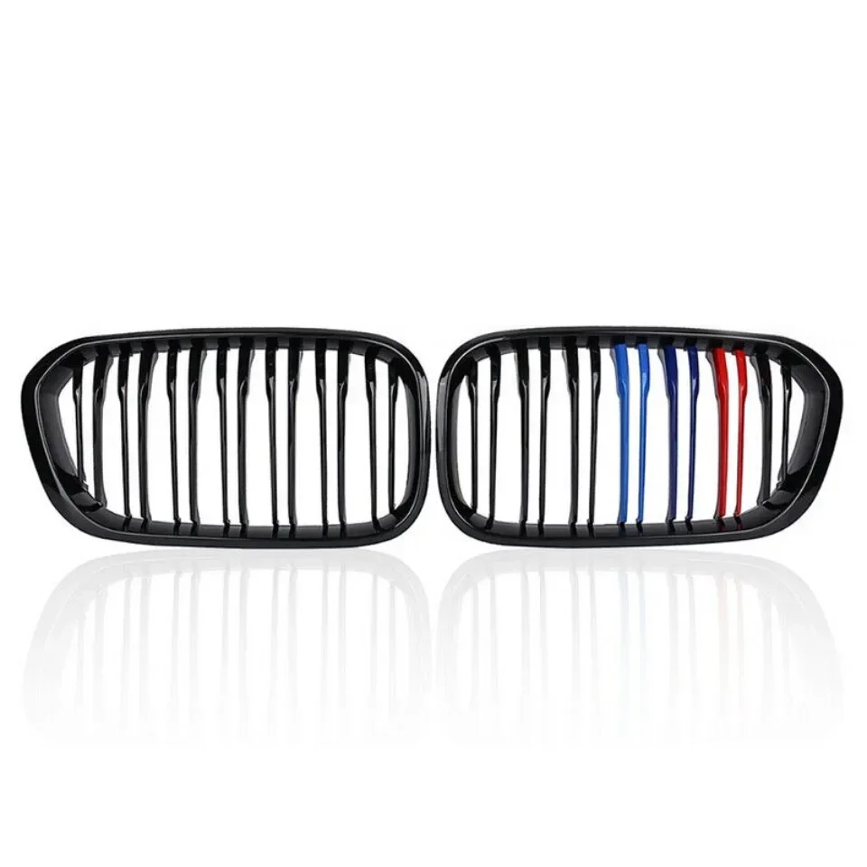 Xvip 1 Paar Front gitter für BMW 1er F20 F21 2013-2016 glänzend schwarzer Nieren grill Ersatz Racing Front stoßstangen gitter – Detail 13