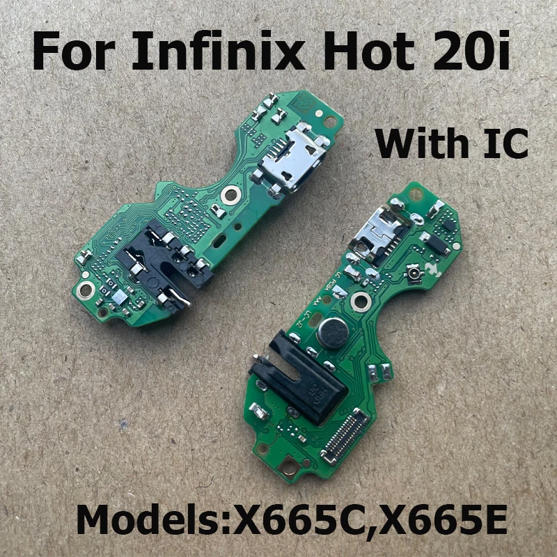 USB Charging Board For Infinix Hot 20i USB Charger Port Plug Connector Flex Cable For Hot 20 20S Play