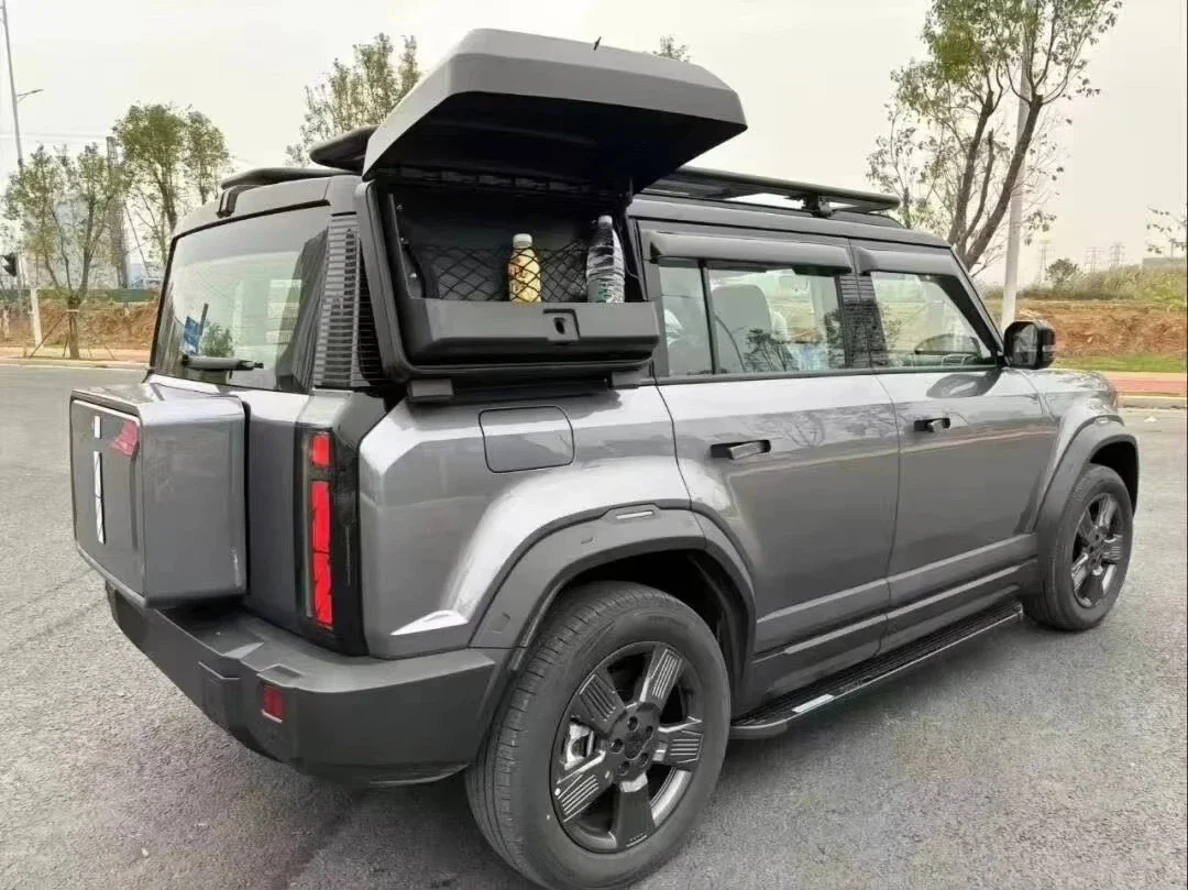 Chery ICar 03 Exterior Modification Auto Parts Kit Roof Climbing Ladder Side box with Luggage Roof Rack Car Accessories